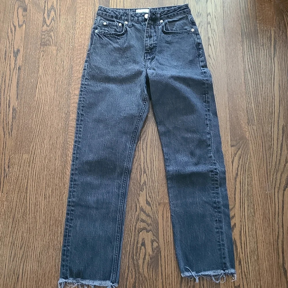 Mango MNG denim Black sz.2 (25 in.inseam